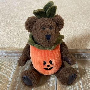 Boyds Punkie Boobear Halloween Pumpkin Suit Plush Mini Bear Vintage 90’s RARE!